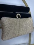 Evening gold clutch