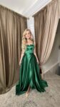 Grünes Abendkleid