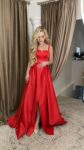 Rotes Abendkleid